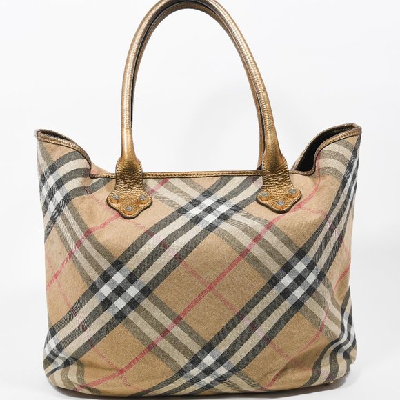 Vintage Burberry Nova Check Prorsum Tote - Picture 1 of 11